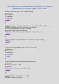 N5220 Advanced Health Assessment The University of Texas at Arlington &vert;&NewLine;Questions with 100&percnt; Verified Answers &vert; Latest Update