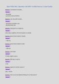 Quiz NURS 5461 &vert; Questions with 100&percnt; Verified Answers &vert; Latest Update&NewLine;