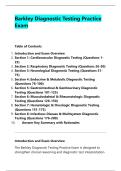 Barkley Diagnostic Testing Practice &NewLine;Exam 
