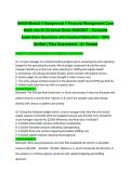  N4455 Module 3 Assignment 1 Financial Management Case study vsp 20 &lpar;3&rpar; Actual Exam 2026&sol;2027 &ndash; Complete Exam-Style Questions with Detailed Rationales &vert; 100&percnt; Verified &vert; Pass Guaranteed &ndash; A&plus; Graded