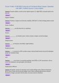 Exam 1 Patho- NURS 8022 University of Cincinnati-Main Campus &vert; Questions with 100&percnt; Verified Answers &vert; Latest Update