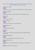 Exam 1 Patho- NURS 8022 University of Cincinnati-Main Campus &vert; Questions with 100&percnt; Verified Answers &vert; Latest Update
