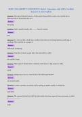 PHSC 210 LIBERTY UNIVERSITY Quiz 5 &vert; Questions with 100&percnt; Verified&NewLine;Answers &vert; Latest Update