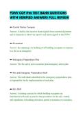 FDNY COF P98 COMPREHENSIVE EXAM&NewLine;QUESTIONS AND CORRECT ANSWERS&NewLine;STUDY GUIDE