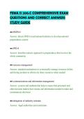 FEMA IS 200&period;C COMPLETE EXAMINATION&NewLine;TEST QUESTIONS WITH VERIFIED&NewLine;SOLUTIONS