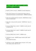 CPL CAAP AIR LAW EXAMS WITH CORRECT ANSWERS&sol;ACTUAL EXAMS &sol;GRADED A&plus;