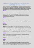 PSY 7712 Comprehensive Exam Study Notes Capella University &vert; Questions&NewLine;with 100&percnt; Verified Answers &vert; Latest Update