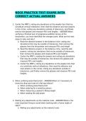 NOCE PRACTICE TEST EXAMS WITH CORRECT ACTUAL ANSWERS&period;