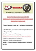 Maryland Boiler Inspector Examination 2026&ndash;2027 &ndash; 250 Advanced Practice Questions&comma; Answers & Detailed Rationales &vert; Complete Exam Prep Study Guide
