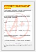 NURSING 201 EXAM 2 &lbrack;2026&rsqb; UPDATED ACTUAL Exam &vert;&NewLine;Question and Answer &vert; DETAILED SOLUTIONS AND&NewLine;EXAM REVIEW