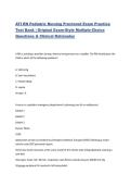 ATI RN Pediatric Nursing Proctored Exam Practice Test Bank &vert; Original Exam-Style Multiple-Choice Questions & Clinical Rationales