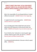 POWER TO ARREST FINAL EXAM &sol; ACTUAL EXAM NEWEST &NewLine;2026&sol;2027 COMPLETE ALL 150 QUESTIONS AND CORRECT &NewLine;ANSWERS &lpar;VERIFIED ANSWERS&rpar; &vert;ALREADY GRADED A&plus;&vert;&vert;JUST &NewLine;OUT&excl;&excl;&excl;