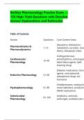 Barkley Pharmacology Practice Exam &mdash; &NewLine;150 High-Yield Questions with Detailed &NewLine;Answer Explanations and Rationales 