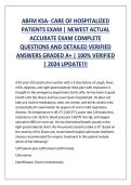 ABFM KSA Care of Hospitalized Patients Exam &ndash; Newest