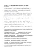 ACS ACTUAL EXAM PAPER QUESTIONS WITH SOLUTIONS&NewLine;GRADED A&plus;