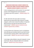 RASMUSSEN PHARM EXAM 2 NEWEST COMPLETE 90 &NewLine;QUESTIONS AND CORRECT DETAILED ANSWERS &lpar;VERIFIED &NewLine;ANSWERS&rpar; &vert;ALREADY GRADED A&plus;&vert;&vert;JUST OUT&excl;&excl;&excl; 