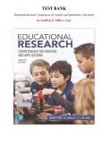 Test Bank for Educational Research&colon; Competencies for Analysis and Applications&comma; 12th Edition &lpar;Geoffrey Mills&comma; 2018&rpar;&comma; Chapter 1-23 &vert; All Chapters