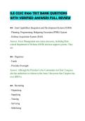 ILE CGSC X100 TEST BANK QUESTIONS&NewLine;WITH VERIFIED ANSWERS FULL REVIEW