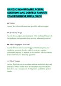 ILE CGSC X100 UPDATED ACTUAL&NewLine;QUESTIONS AND CORRECT ANSWERS&NewLine;COMPREHENSIVE STUDY GUIDE