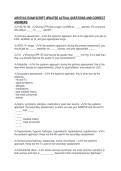 AIR EVAC EXAM SCRIPT UPDATED ACTUAL QUESTIONS AND CORRECT&NewLine;ANSWERS
