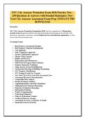 NYC City Assessor Promotion Exam 2026 Practice Test &ndash; &NewLine;250 Questions & Answers with Detailed Rationales &vert; New &NewLine;York City Assessor Assessment Exam Prep &vert; INSTANT PDF &NewLine;DOWNLOAD 