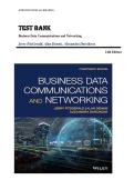 Test bank for business data communications and networking 14th edition by fitzgerald dennis durcikova
