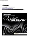 TEST BANK Dental Radiography&colon; Principles and Techniques  Joen Iannucci &comma; Laura Jansen Howerton Chapters 1-35 6th Edition 