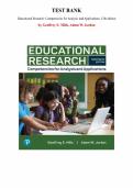  Test Bank for Educational Research&colon; Competencies for Analysis and Applications&comma; 13th edition &lpar;Geoffrey Mills&comma; 2023&rpar;&comma; Chapter 1-24 &vert; All Chapters