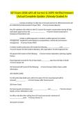 SGT Exam 2026 with all Correct & 100&percnt; Verified Answers &vert;Actual Complete Update &vert;Already Graded A&plus;