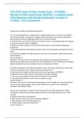 NYS EMT State Written Actual Exam &ndash; NYSDOH Bureau of EMS Actual Exam 2026&sol;2027 &vert; Complete Exam-Style Questions with Detailed Rationales &vert; Graded A&plus; Verified &ndash; Pass Guaranteed