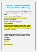 Mobility ATI Questions with Answers &&NewLine;Rationales &vert; West Coast University