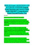 BIOS 252 Exam 1 2026 &vert; Comprehensive Questions and Accurate Answers &vert; General Biology Exam Study Guide with Detailed Review and Explanations