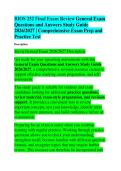 BIOS 252 Final Exam Review 2026 &vert; Comprehensive General Exam Questions and Answers &vert; Detailed Study Guide with Key Concepts and Exam Preparation