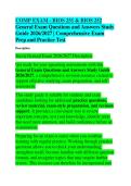 BIOS Comprehensive Exam 2026 &vert; General Biology Questions and Answers &vert; Complete Study Guide with Key Concepts&comma; Detailed Explanations and Exam Review