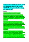 BIOS 251 Comprehensive Exam 2026 &vert; General Exam Questions and Answers &vert; Detailed Biology Study Guide with Key Concepts&comma; Practice Questions and Exam Review