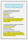 CHEM 219 Final Exam Comprehensive&NewLine;Questions on Biomolecular Structure&comma;&NewLine;Function & Chemical Biology &vert; UCI