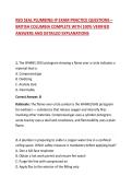 RED SEAL PLUMBING IP EXAM PRACTICE QUESTIONS &ndash; BRITISH COLUMBIA COMPLETE WITH 100&percnt; VERIFIED ANSWERS AND DETAILED EXPLANATIONS