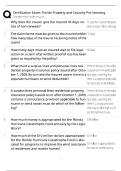 Florida Property & Casualty Pre-Licensing Certification Exam &sol; 2-20 Study Guide & Practice Test &sol; Score 100&percnt; &sol; 2026 Update&NewLine;&NewLine;
