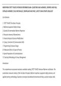 MERRITHEW STOTT PILATES INTENSIVE REFORMER EXAM&ndash; QUESTIONS AND ANSWERS &vert; VERIFIED AND WELL&NewLine;DETAILED ANSWERS &vert; PLUS RATIONALES &vert; DOWNLOAD AND PASS &vert; LATEST EXAM UPDATE 2026&sol;2027