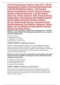 ATI PN Comprehensive Predictor 2026&sol;2027 &vert; ATI PN Comprehensive Predictor Proctored Exam Study Guide & NCLEX-PN Readiness Review &vert; ATI Practical Nursing Comprehensive Predictor Practice Questions&comma; Answers & Detailed Rationales &vert; ATI PN Predictor Exam Prep
