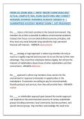 HROB 101 EXAM 2026 &vert;&vert; MOST RECENT EXAM 2026&vert;2027 &NewLine;ACTUAL COMPLETE REAL EXAM QUESTIONS AND CORRECT &NewLine;ANSWERS &lpar;VERIFIED ANSWERS&rpar; ALREADY GRADED A&plus; &vert; &NewLine;GUARANTEED SUCCESS&excl;&excl; NEWEST EXAM &vert; JUST RELEASED&excl;&excl;