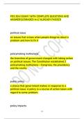 POS 2041 EXAM 1 WITH COMPLETE QUESTIONS AND &NewLine;ANSWERS&sol;&sol;GRADED A&plus;&sol;&sol; ALREADY PASSED