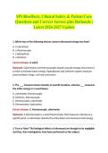 SPI-Bioeffects&comma; Clinical Safety & Patient Care Questions and Correct Answer plus Rationale &vert; Latest 2026-2027 Update