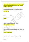 CINTAS SSR CERTIFICATION EXAM WITH COMPLETE &NewLine;QUESTIONS AND ANSWERS&sol;&sol;VERIFIED&sol;&sol; SOLVED &NewLine;CORRECTLY RATED A&plus;