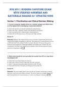 NUR 2811 Nursing Capstone Exam&NewLine;with verified answers and&NewLine;rationale graded A&plus; updated 2026 
