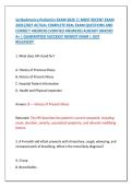 ScribeAmerica Pediatrics EXAM 2026 &vert;&vert; MOST RECENT EXAM &NewLine;2026&vert;2027 ACTUAL COMPLETE REAL EXAM QUESTIONS AND &NewLine;CORRECT ANSWERS &lpar;VERIFIED ANSWERS&rpar; ALREADY GRADED &NewLine;A&plus; &vert; GUARANTEED SUCCESS&excl;&excl; NEWEST EXAM &vert; JUST &NewLine;RELEASED&excl;&excl;  