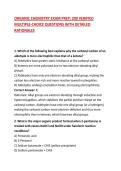 ORGANIC CHEMISTRY EXAM PREP&colon; 200 VERIFIED MULTIPLE-CHOICE QUESTIONS WITH DETAILED RATIONALES