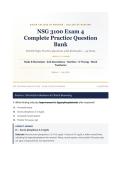 NSG 3100 Exam 4 Complete Question Bank Galen College of Nursing 2026&sol;2027 with Verified Answers & Detailed Rationales&NewLine;&NewLine;