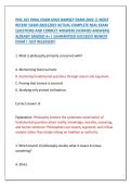 PHIL 101 FINAL EXAM UNLV RAMSEY EXAM 2026 &vert;&vert; MOST &NewLine;RECENT EXAM 2026&vert;2027 ACTUAL COMPLETE REAL EXAM &NewLine;QUESTIONS AND CORRECT ANSWERS &lpar;VERIFIED ANSWERS&rpar; &NewLine;ALREADY GRADED A&plus; &vert; GUARANTEED SUCCESS&excl;&excl; NEWEST &NewLine;EXAM &vert; JUST RELEASED&excl;&excl; 