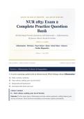 NUR 283 Exam 2 Complete Question Bank Galen College of Nursing 2026&sol;2027 with Verified Answers & Detailed Rationales&NewLine;&NewLine;